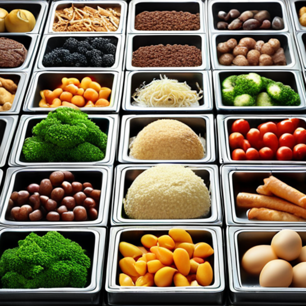 A diverse global buffet of investment opportunities with various industry sectors and companies.