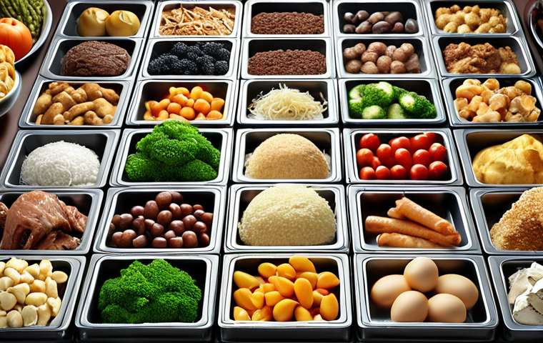 A diverse global buffet of investment opportunities with various industry sectors and companies.